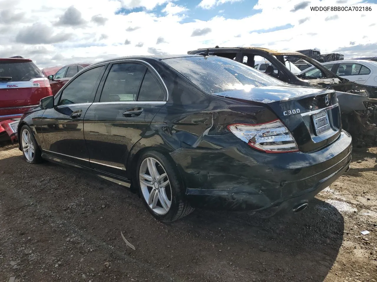 2012 Mercedes-Benz C 300 4Matic VIN: WDDGF8BB0CA702186 Lot: 75873594