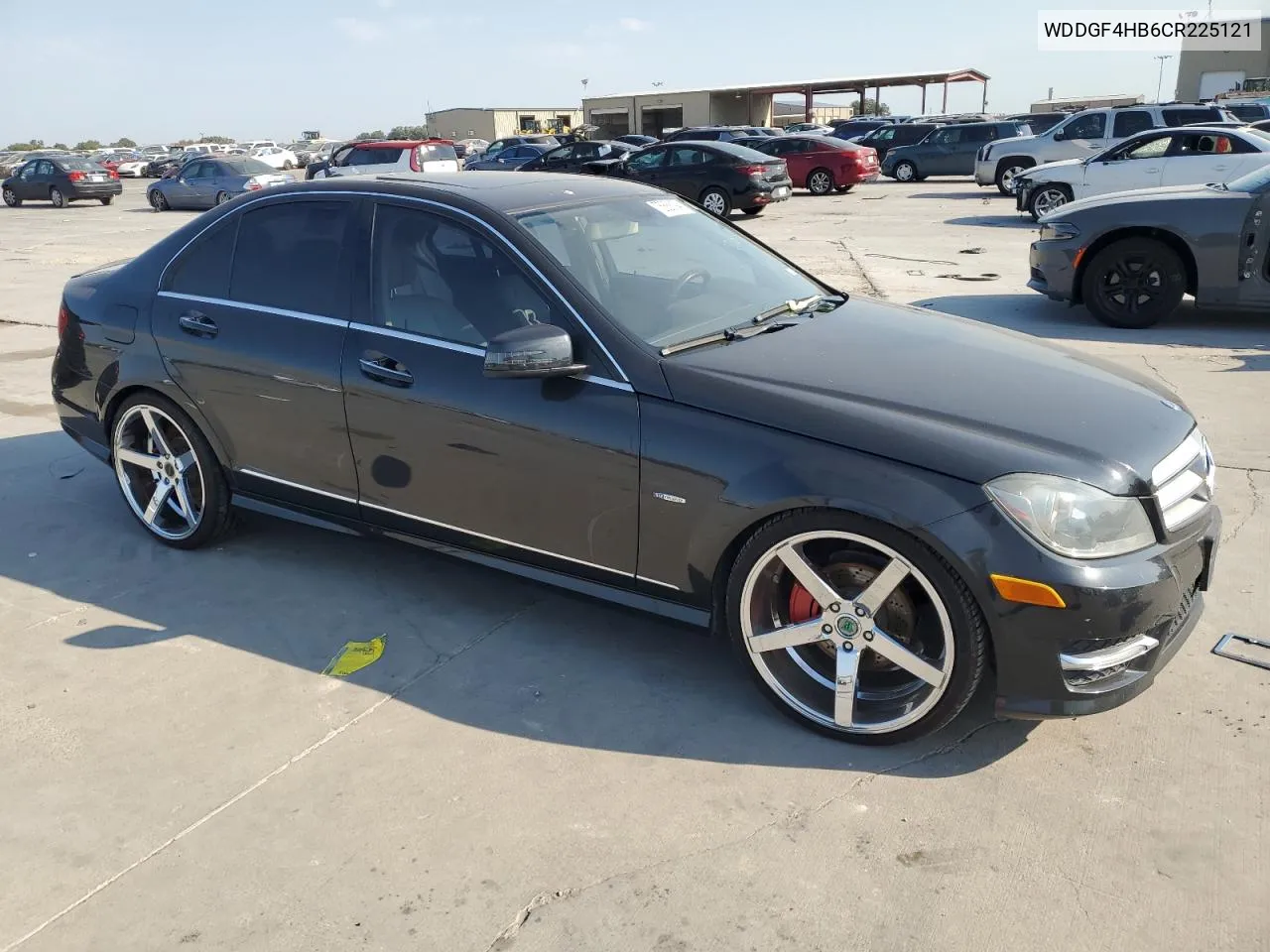 2012 Mercedes-Benz C 250 VIN: WDDGF4HB6CR225121 Lot: 75888194