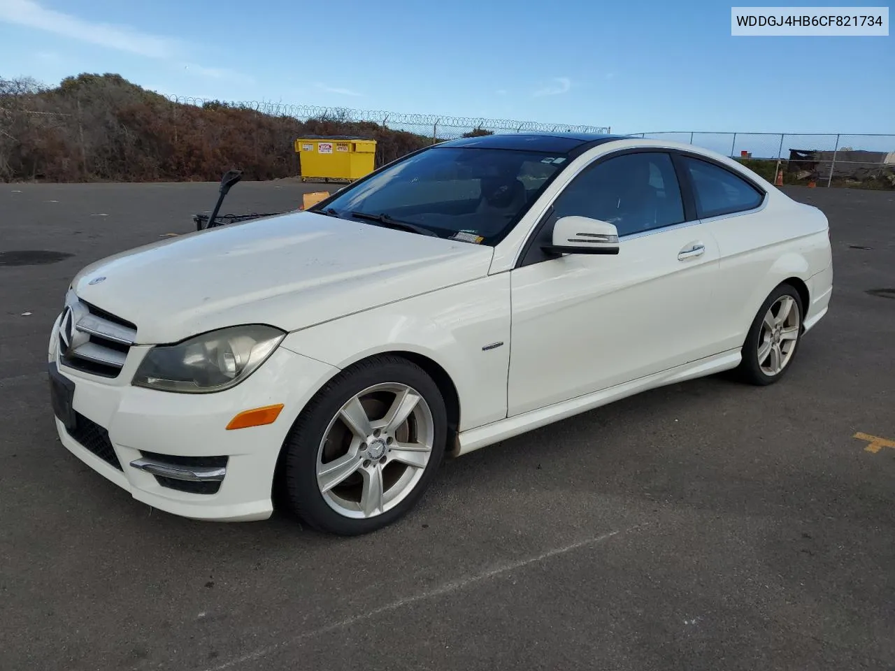 2012 Mercedes-Benz C 250 VIN: WDDGJ4HB6CF821734 Lot: 76142074