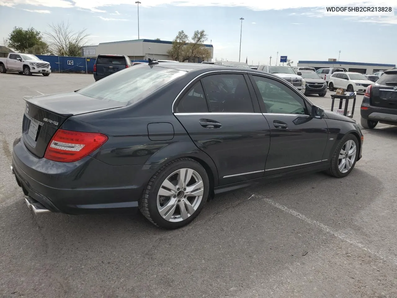 2012 Mercedes-Benz C 350 VIN: WDDGF5HB2CR213828 Lot: 76286344