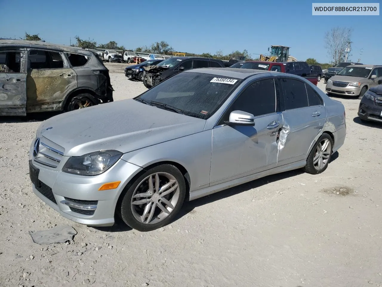 2012 Mercedes-Benz C 300 4Matic VIN: WDDGF8BB6CR213700 Lot: 76350134