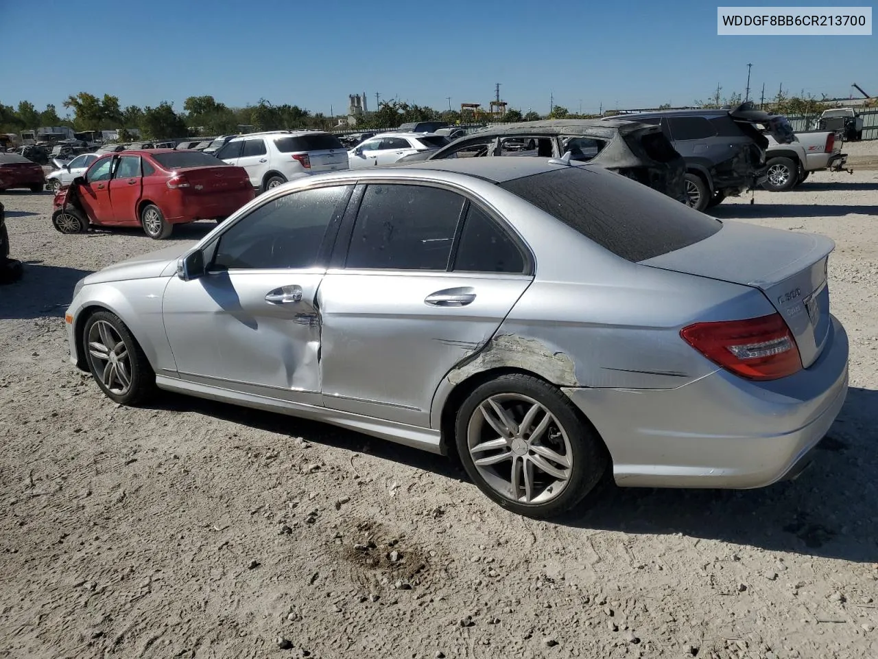 2012 Mercedes-Benz C 300 4Matic VIN: WDDGF8BB6CR213700 Lot: 76350134