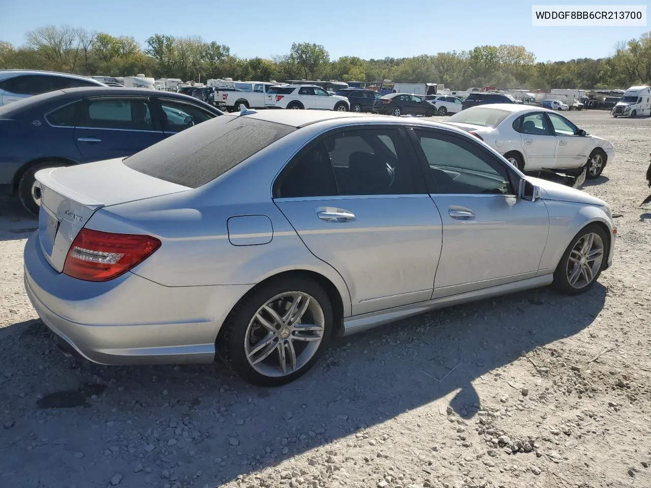 2012 Mercedes-Benz C 300 4Matic VIN: WDDGF8BB6CR213700 Lot: 76350134