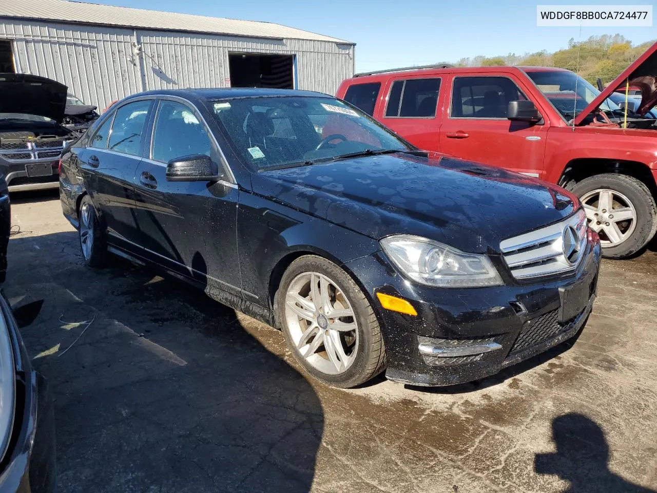 2012 Mercedes-Benz C 300 4Matic VIN: WDDGF8BB0CA724477 Lot: 76770004