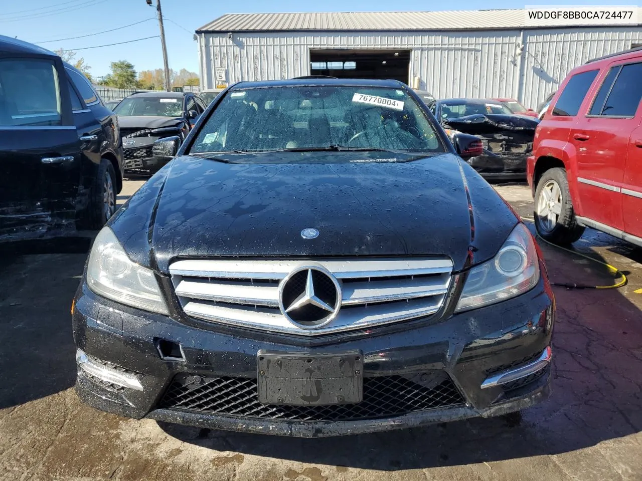 2012 Mercedes-Benz C 300 4Matic VIN: WDDGF8BB0CA724477 Lot: 76770004