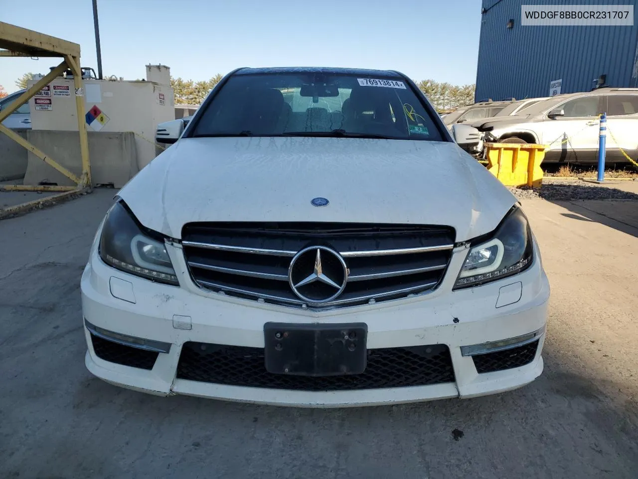 2012 Mercedes-Benz C 300 4Matic VIN: WDDGF8BB0CR231707 Lot: 76913814