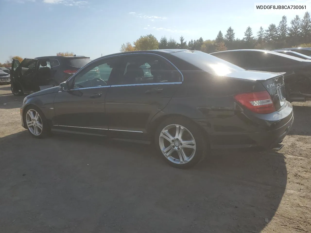 2012 Mercedes-Benz C 350 4Matic VIN: WDDGF8JB8CA730061 Lot: 76928554