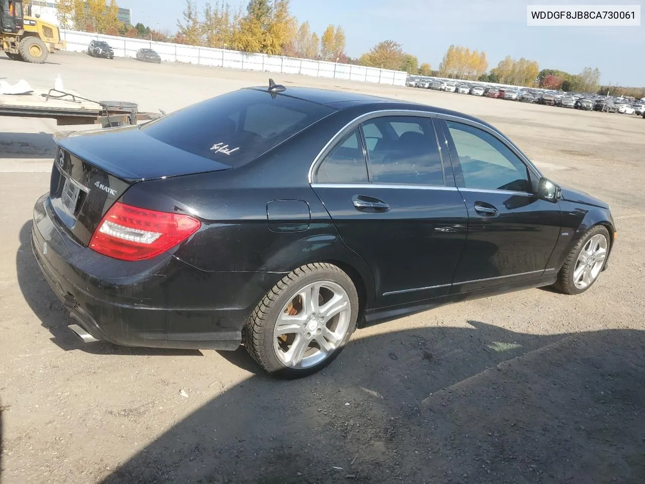 2012 Mercedes-Benz C 350 4Matic VIN: WDDGF8JB8CA730061 Lot: 76928554