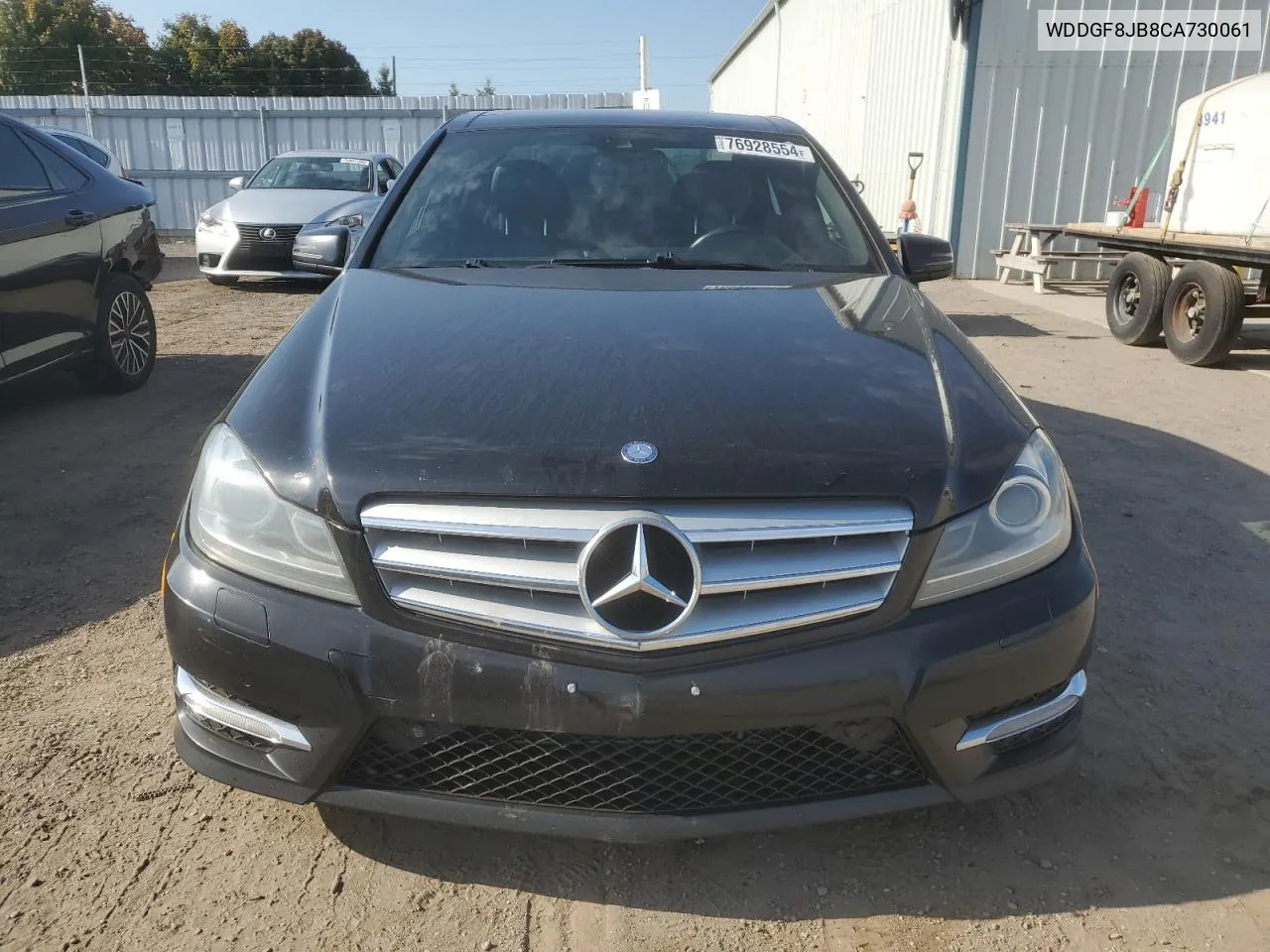 2012 Mercedes-Benz C 350 4Matic VIN: WDDGF8JB8CA730061 Lot: 76928554