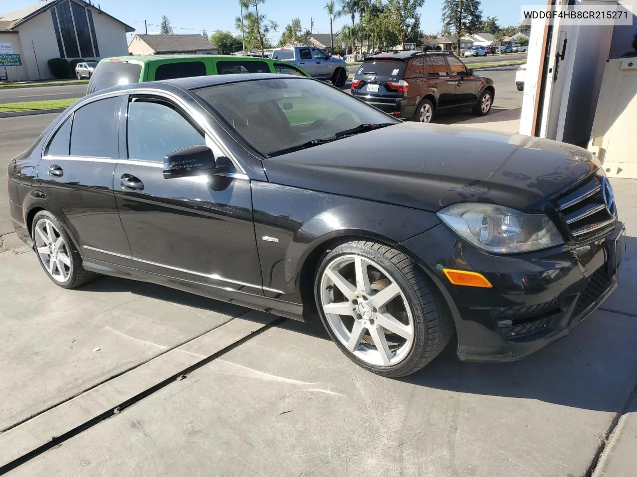 2012 Mercedes-Benz C 250 VIN: WDDGF4HB8CR215271 Lot: 77035924