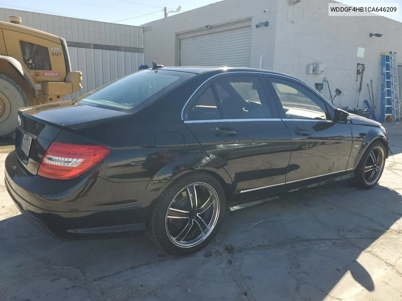 2012 Mercedes-Benz C 250 VIN: WDDGF4HB1CA646209 Lot: 77036264