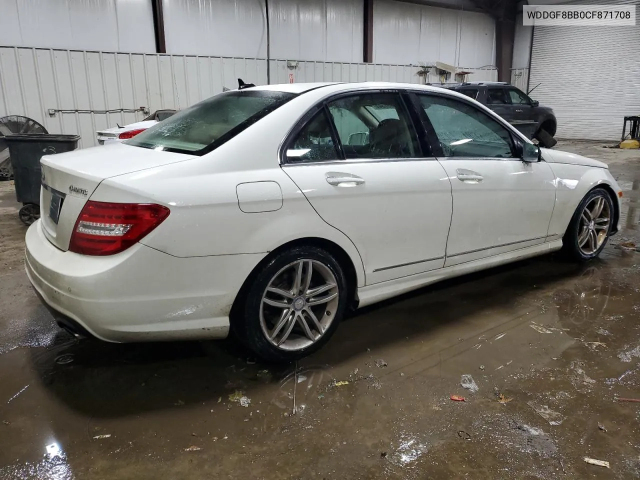 2012 Mercedes-Benz C 300 4Matic VIN: WDDGF8BB0CF871708 Lot: 78057344