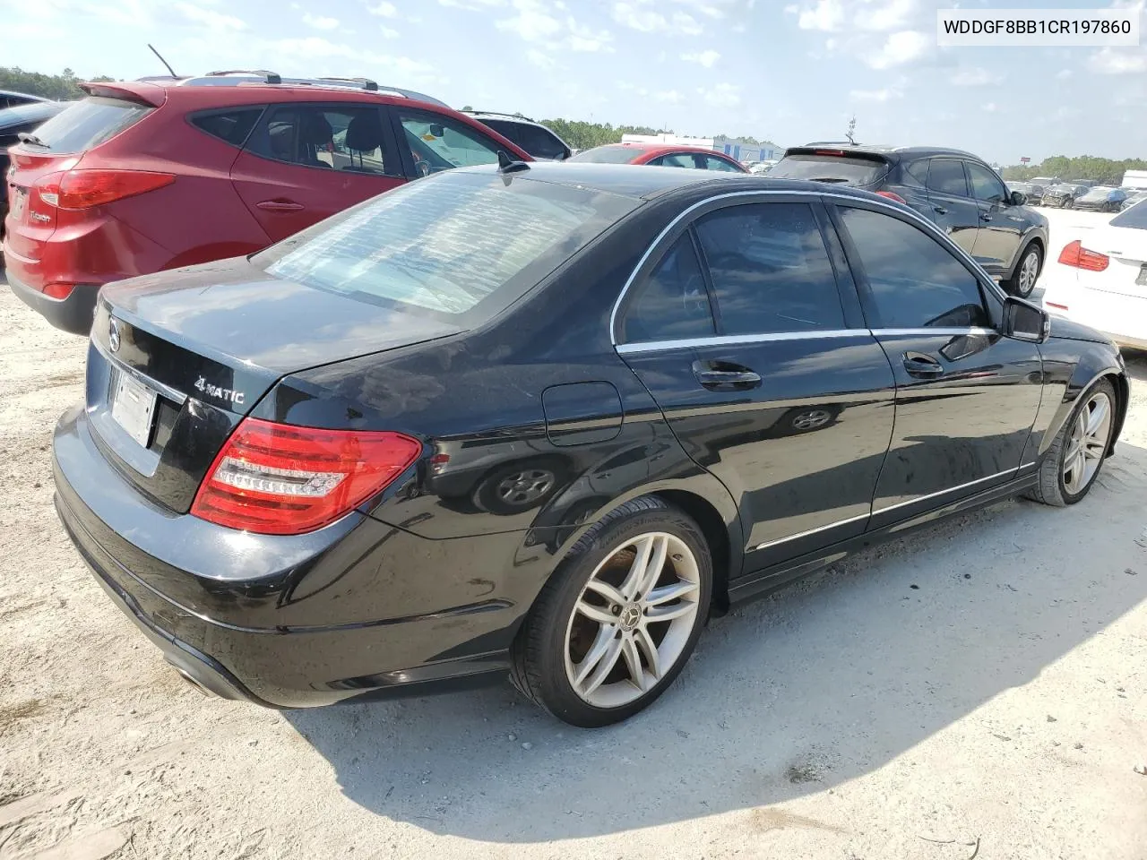 2012 Mercedes-Benz C 300 4Matic VIN: WDDGF8BB1CR197860 Lot: 78060254