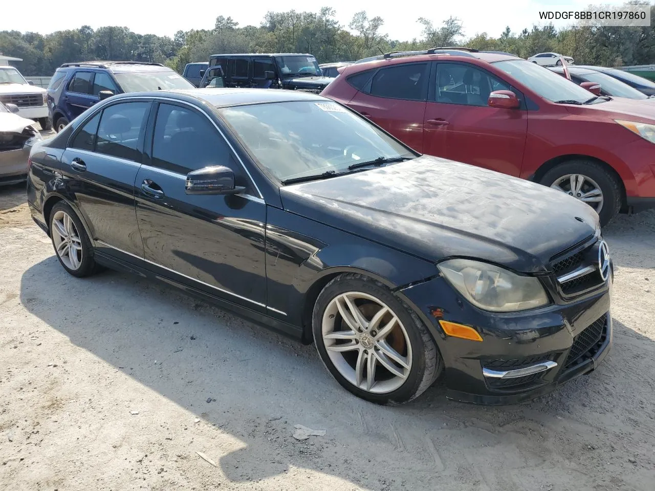 2012 Mercedes-Benz C 300 4Matic VIN: WDDGF8BB1CR197860 Lot: 78060254