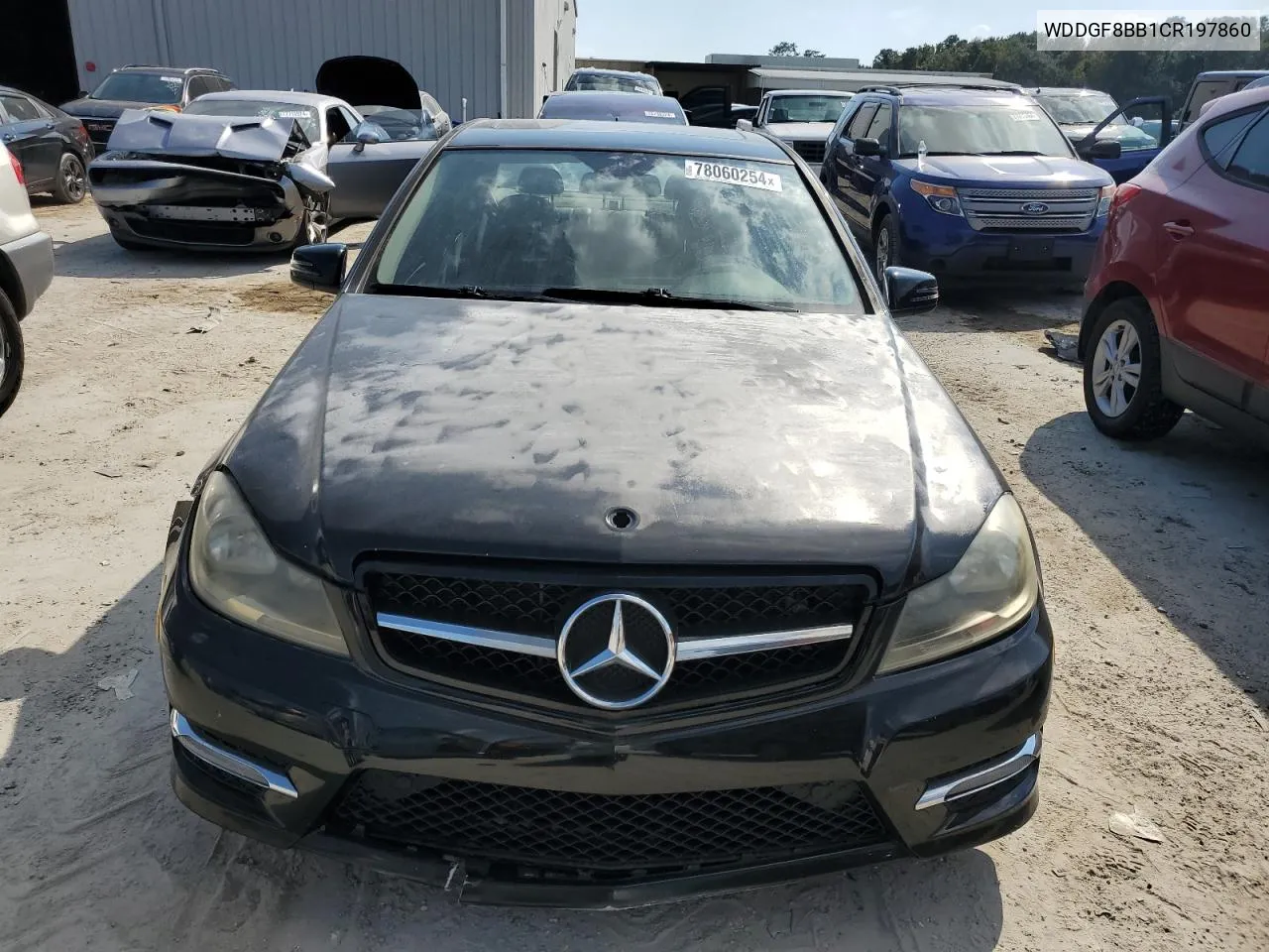 2012 Mercedes-Benz C 300 4Matic VIN: WDDGF8BB1CR197860 Lot: 78060254