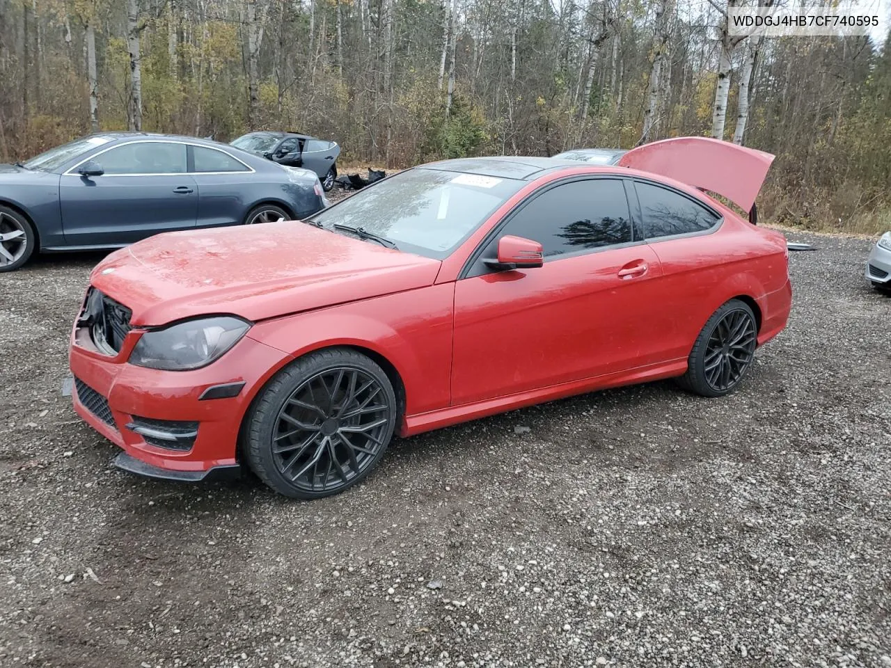 2012 Mercedes-Benz C 250 VIN: WDDGJ4HB7CF740595 Lot: 78103504