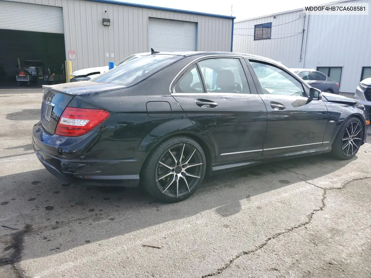 2012 Mercedes-Benz C 250 VIN: WDDGF4HB7CA608581 Lot: 78282994