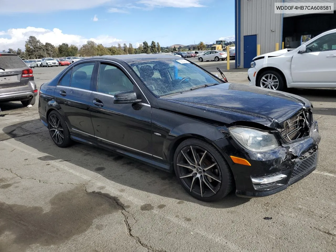 2012 Mercedes-Benz C 250 VIN: WDDGF4HB7CA608581 Lot: 78282994