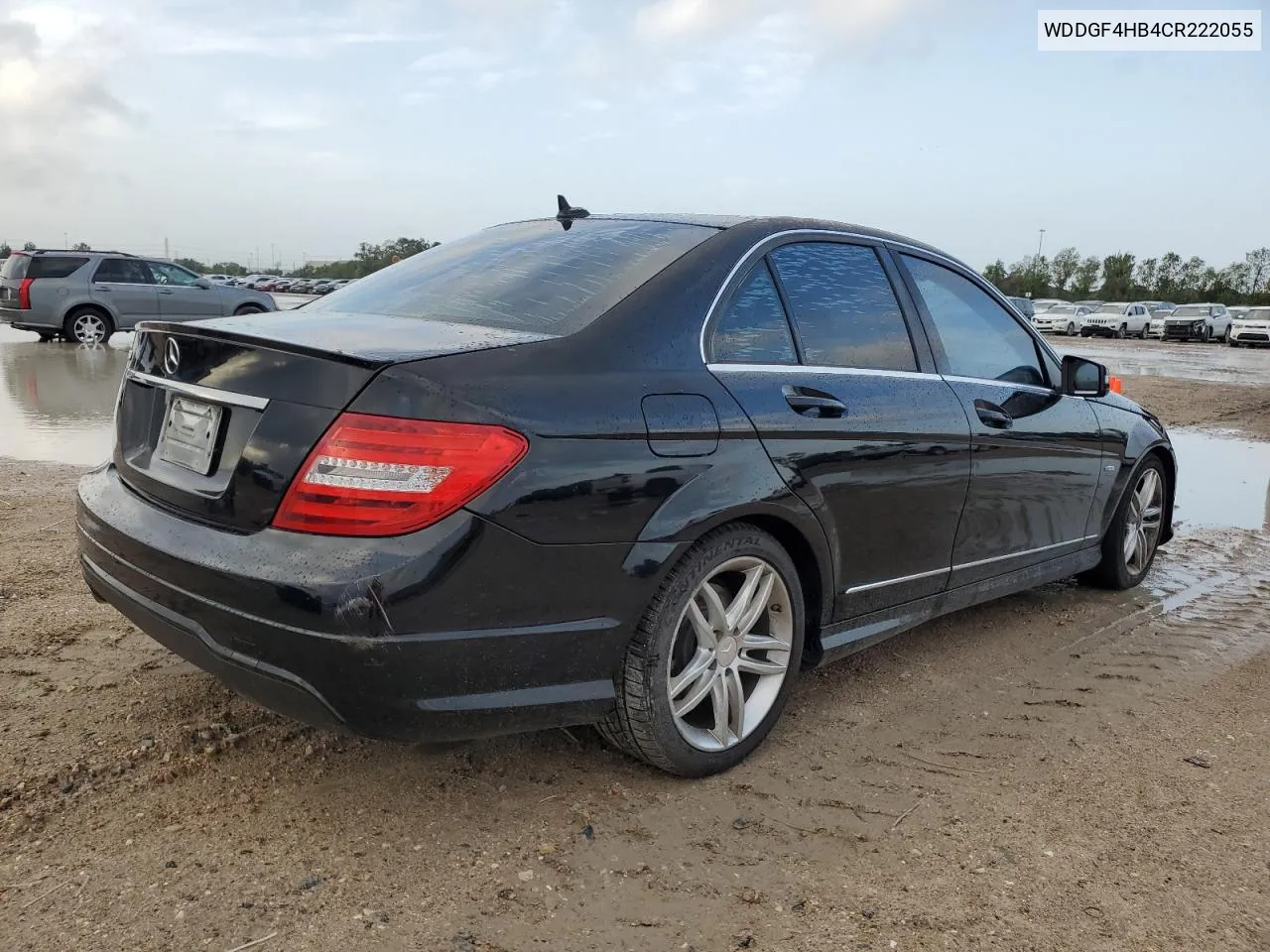 2012 Mercedes-Benz C 250 VIN: WDDGF4HB4CR222055 Lot: 78304874