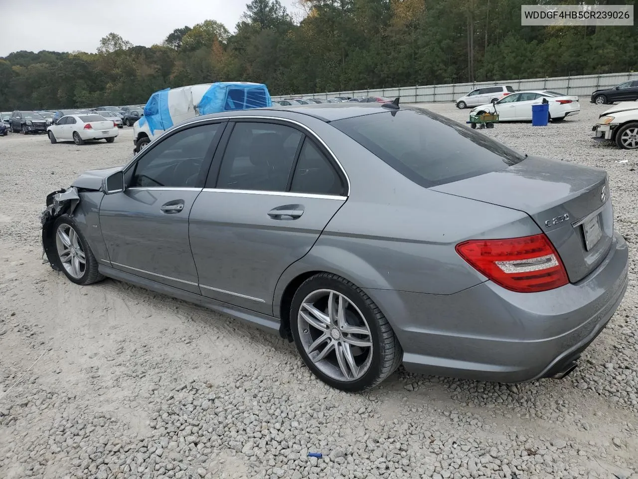 2012 Mercedes-Benz C 250 VIN: WDDGF4HB5CR239026 Lot: 78623924