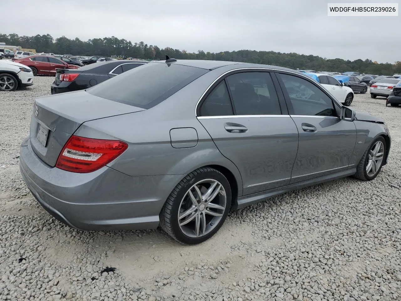 2012 Mercedes-Benz C 250 VIN: WDDGF4HB5CR239026 Lot: 78623924