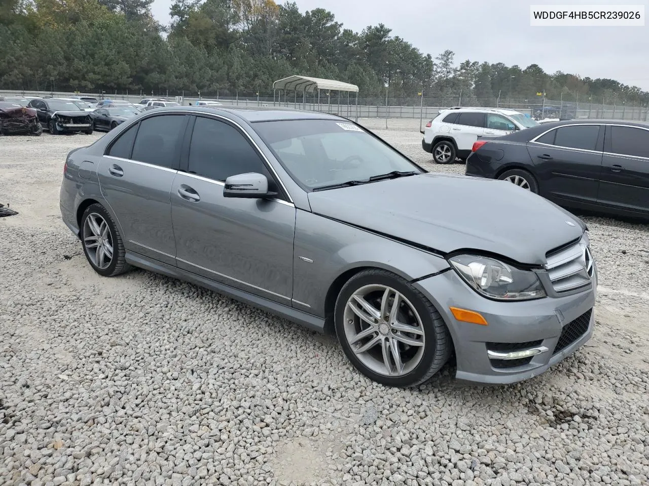 2012 Mercedes-Benz C 250 VIN: WDDGF4HB5CR239026 Lot: 78623924