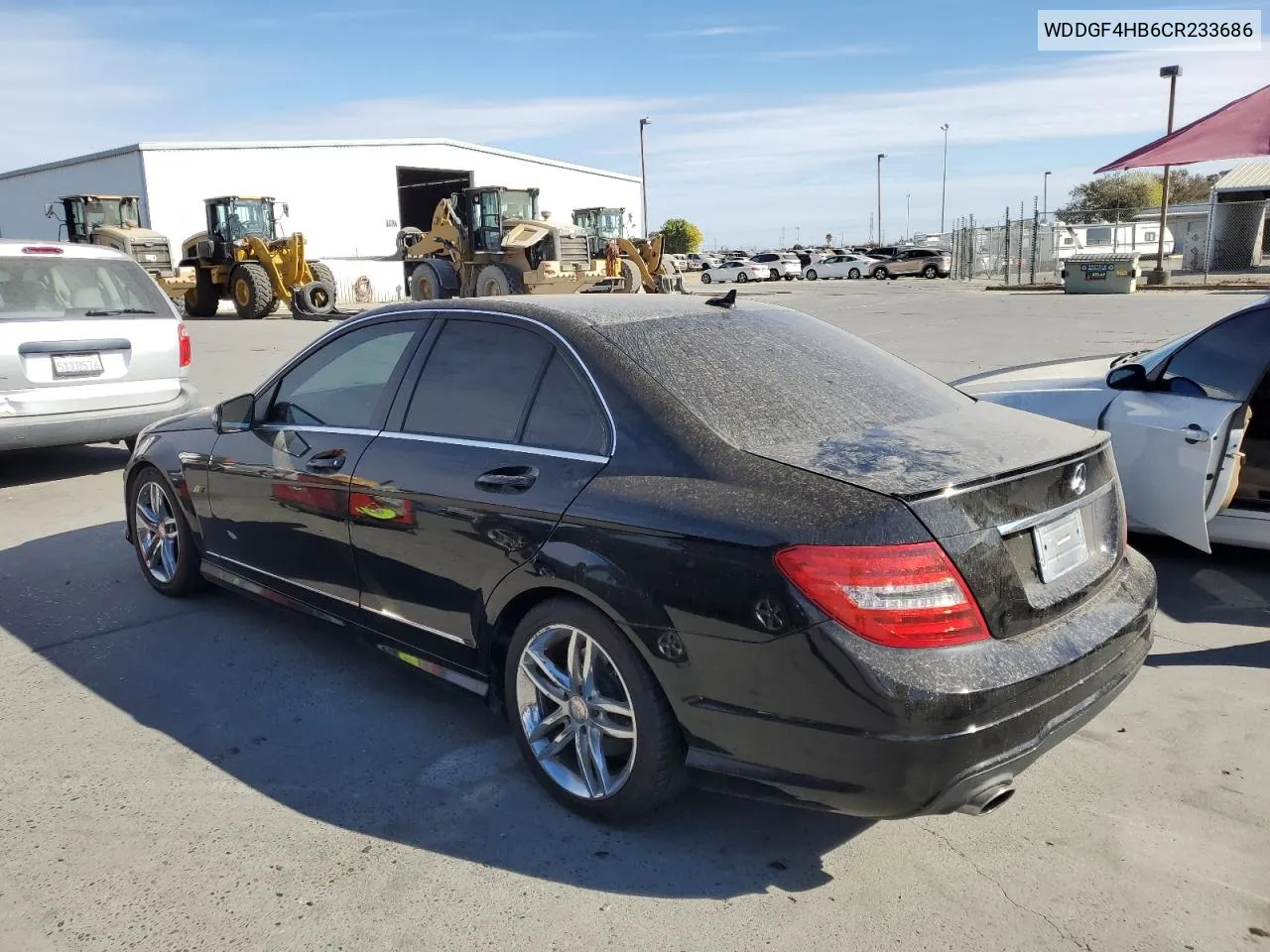 2012 Mercedes-Benz C 250 VIN: WDDGF4HB6CR233686 Lot: 78743474