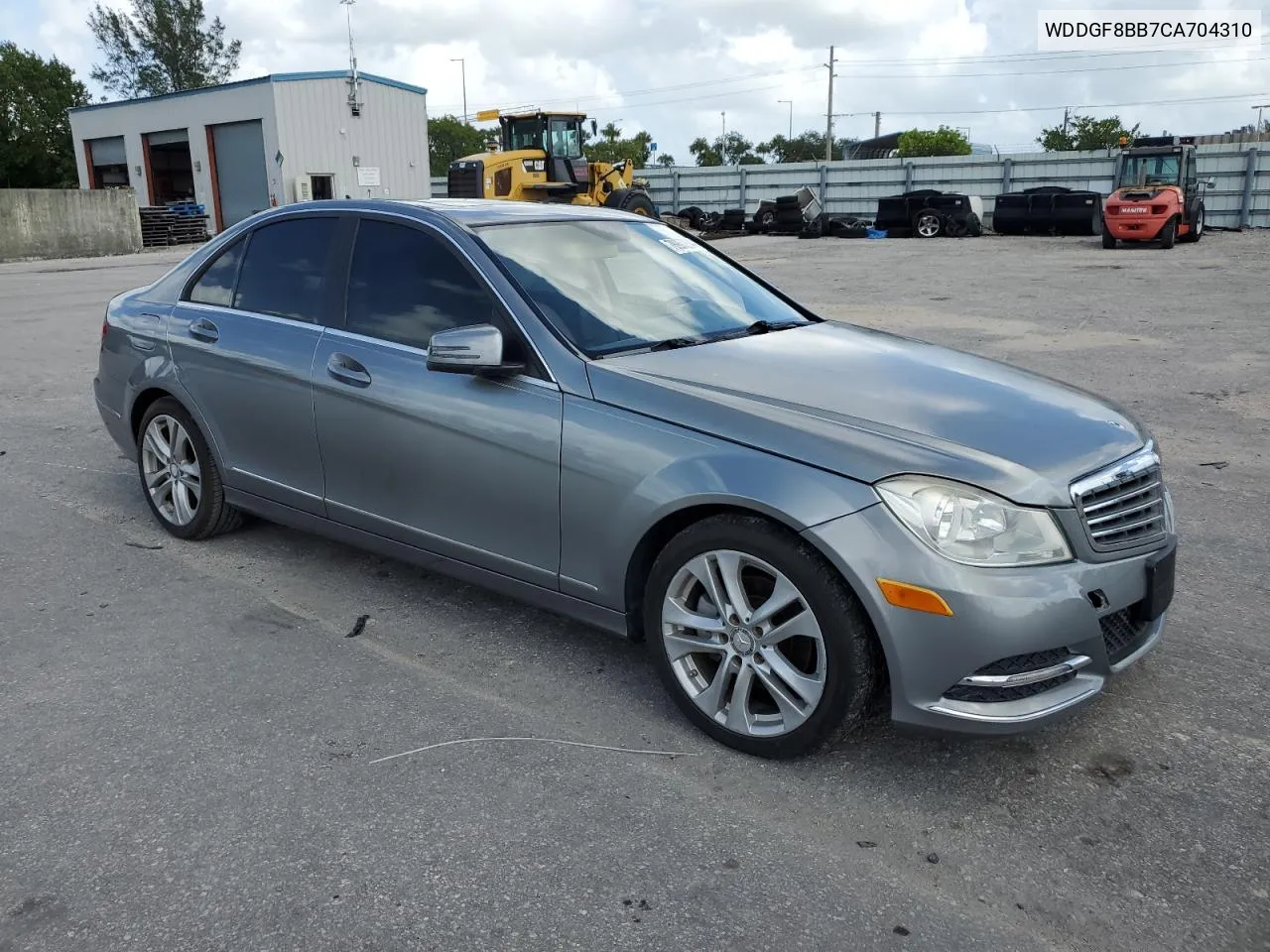 2012 Mercedes-Benz C 300 4Matic VIN: WDDGF8BB7CA704310 Lot: 78907254