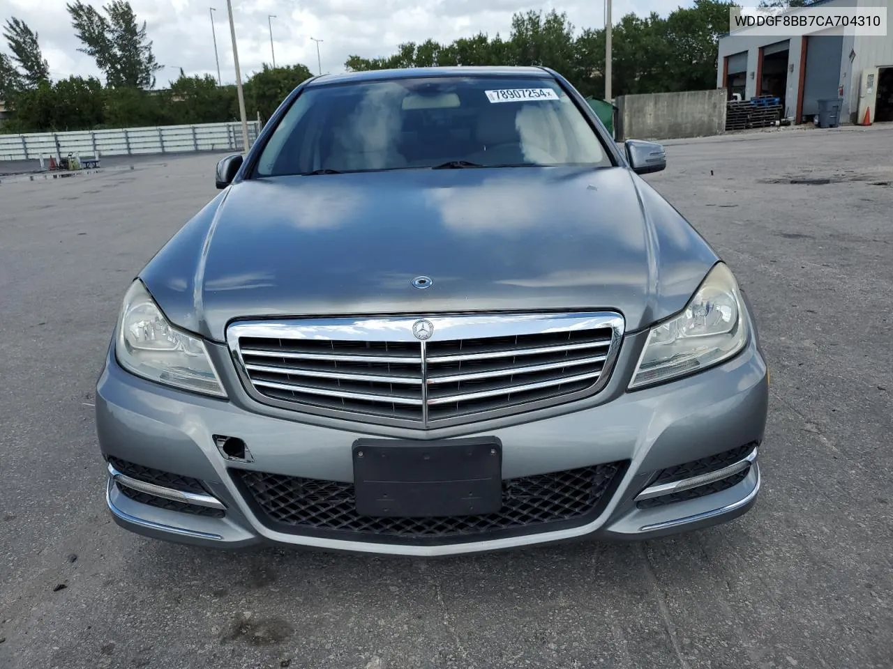 2012 Mercedes-Benz C 300 4Matic VIN: WDDGF8BB7CA704310 Lot: 78907254