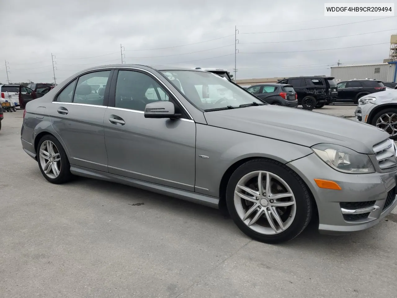 2012 Mercedes-Benz C 250 VIN: WDDGF4HB9CR209494 Lot: 79180214