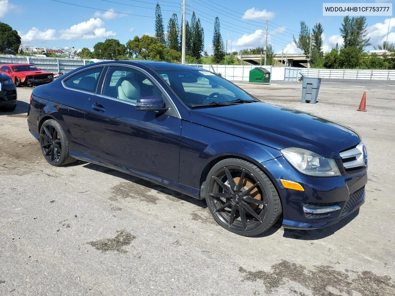 2012 Mercedes-Benz C 250 VIN: WDDGJ4HB1CF753777 Lot: 80261504