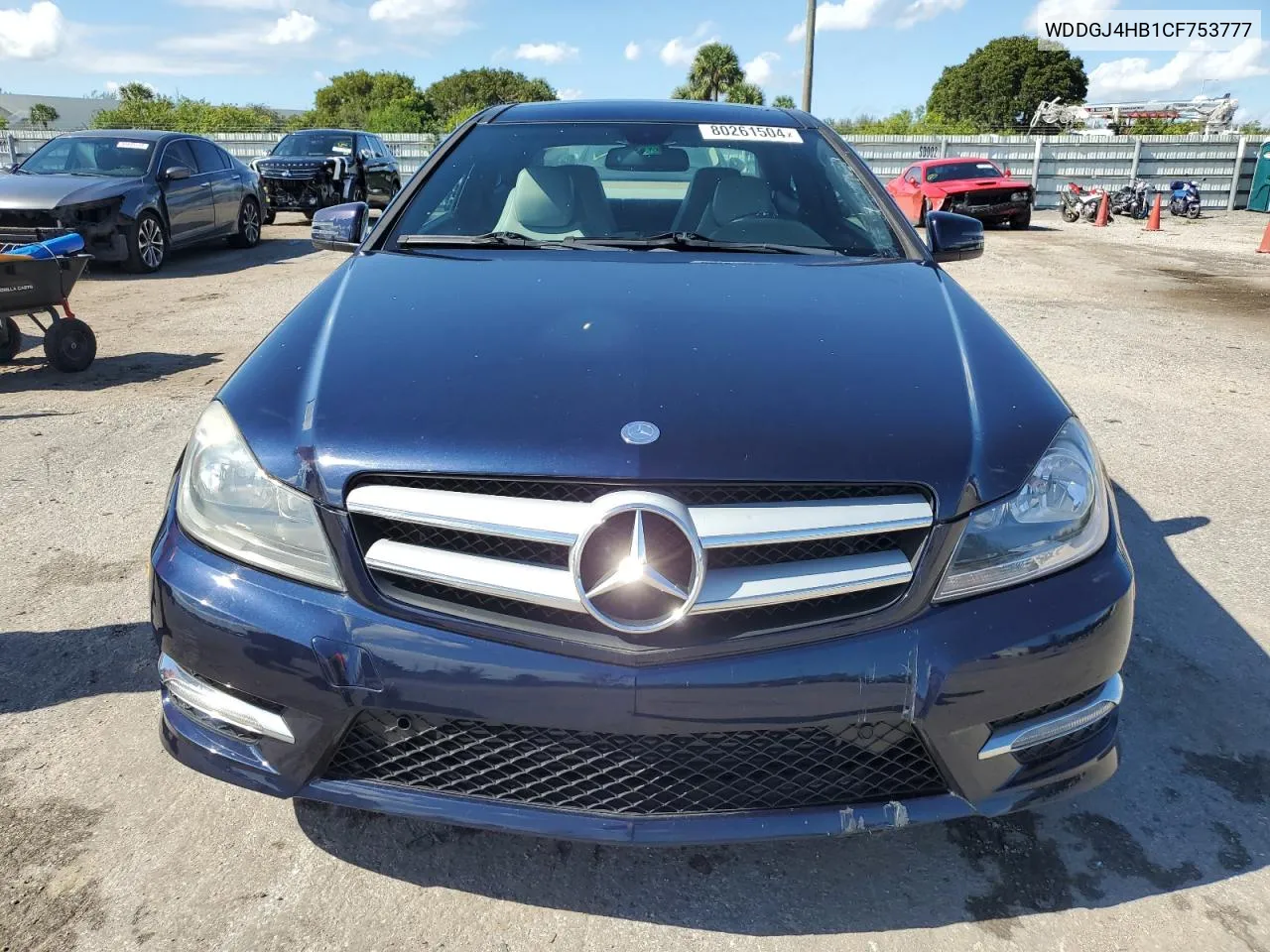 2012 Mercedes-Benz C 250 VIN: WDDGJ4HB1CF753777 Lot: 80261504