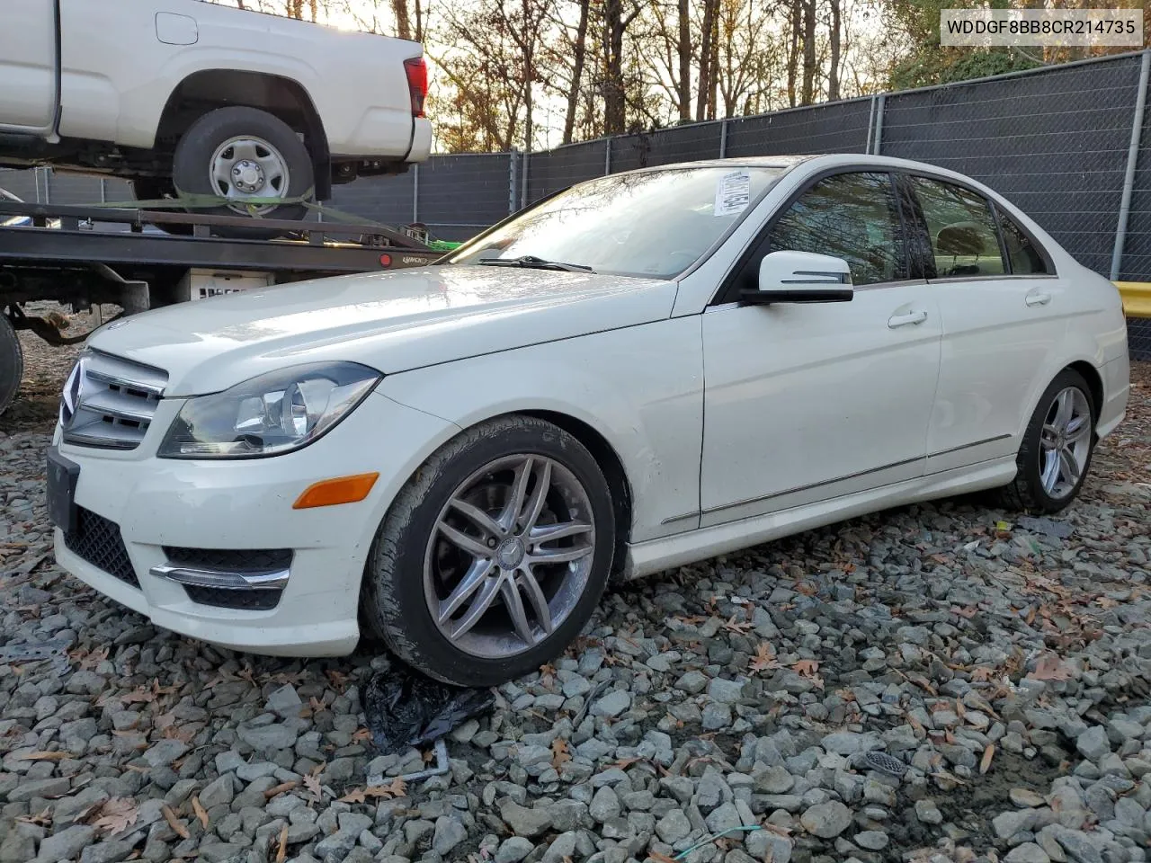 2012 Mercedes-Benz C 300 4Matic VIN: WDDGF8BB8CR214735 Lot: 80417454