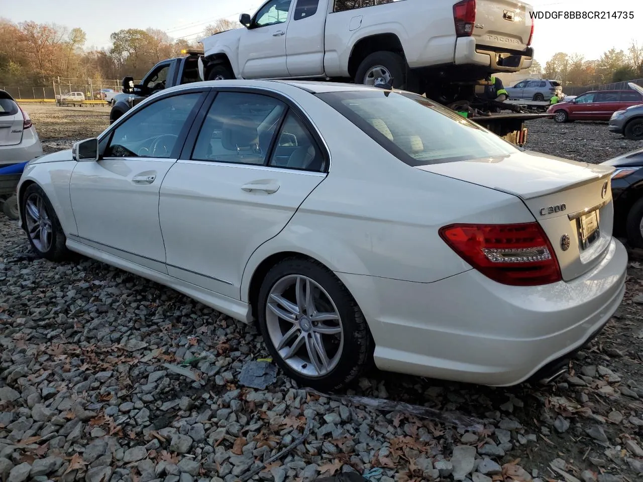 2012 Mercedes-Benz C 300 4Matic VIN: WDDGF8BB8CR214735 Lot: 80417454