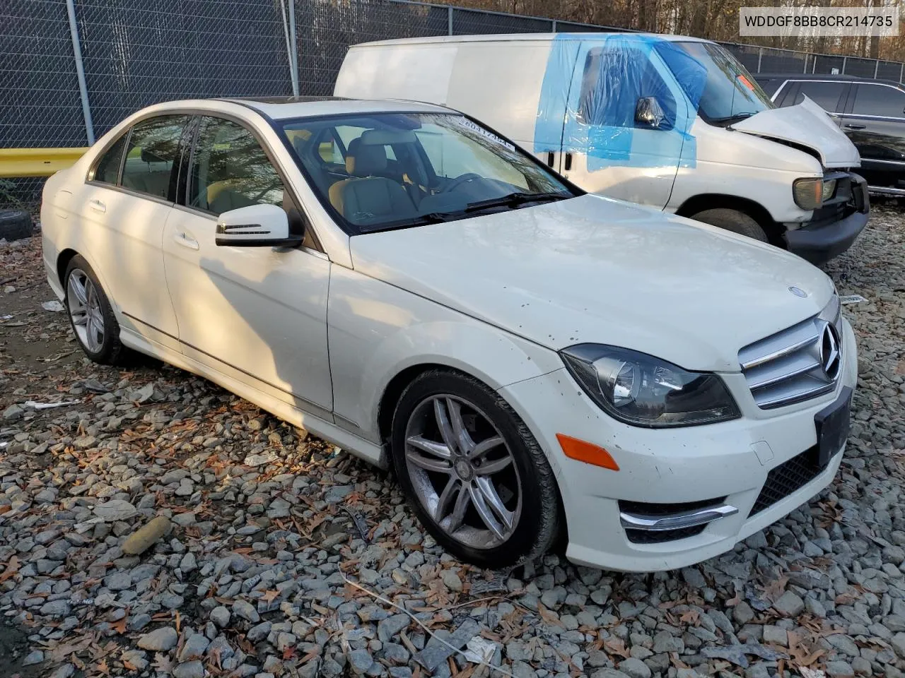 2012 Mercedes-Benz C 300 4Matic VIN: WDDGF8BB8CR214735 Lot: 80417454