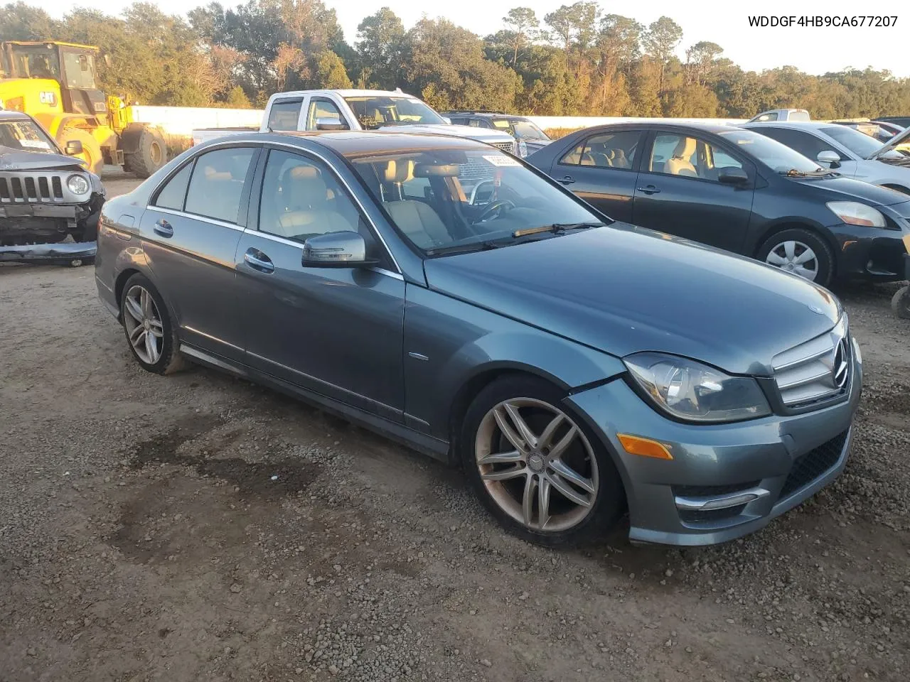 2012 Mercedes-Benz C 250 VIN: WDDGF4HB9CA677207 Lot: 80658364