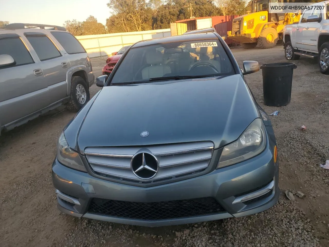 2012 Mercedes-Benz C 250 VIN: WDDGF4HB9CA677207 Lot: 80658364