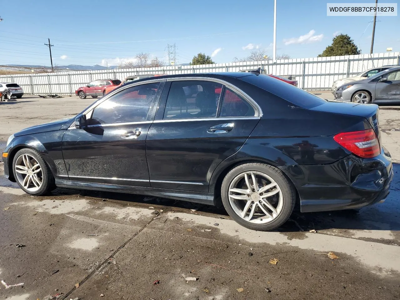 2012 Mercedes-Benz C 300 4Matic VIN: WDDGF8BB7CF918278 Lot: 80895164