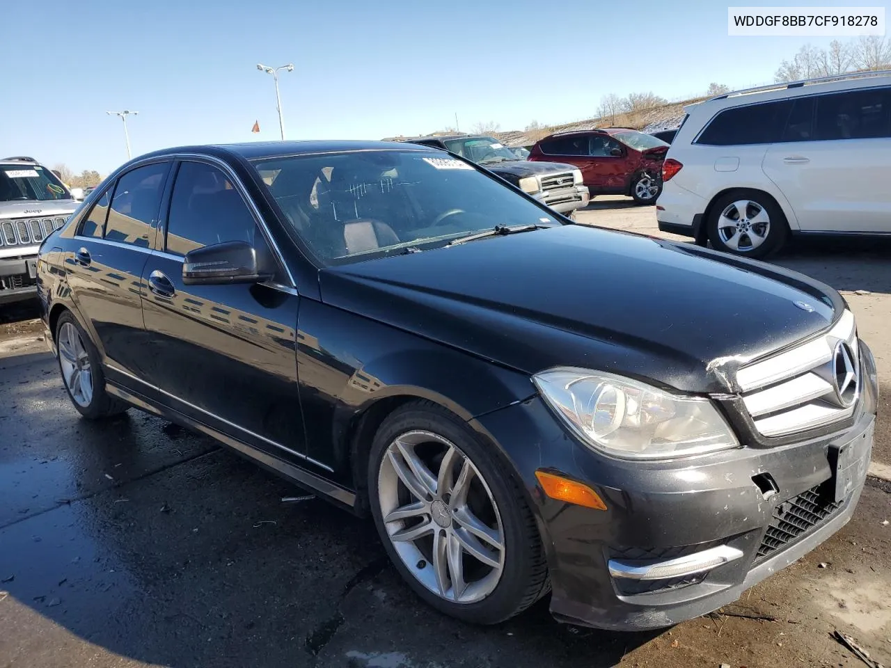 2012 Mercedes-Benz C 300 4Matic VIN: WDDGF8BB7CF918278 Lot: 80895164