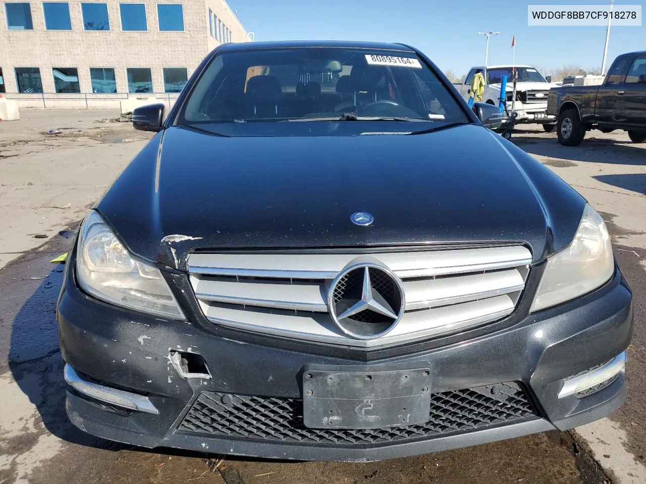 2012 Mercedes-Benz C 300 4Matic VIN: WDDGF8BB7CF918278 Lot: 80895164