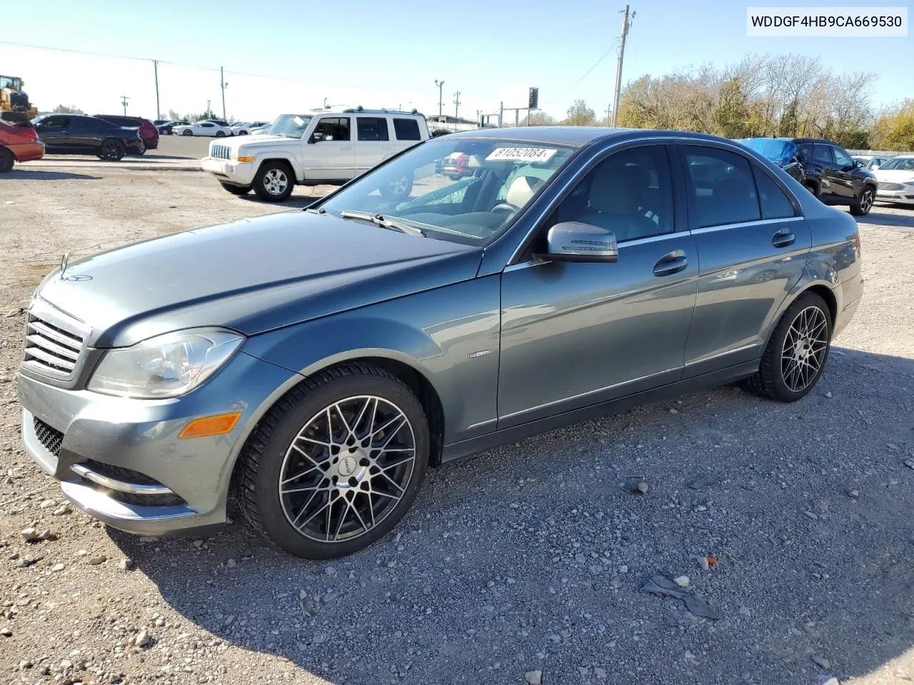 2012 Mercedes-Benz C 250 VIN: WDDGF4HB9CA669530 Lot: 81052084