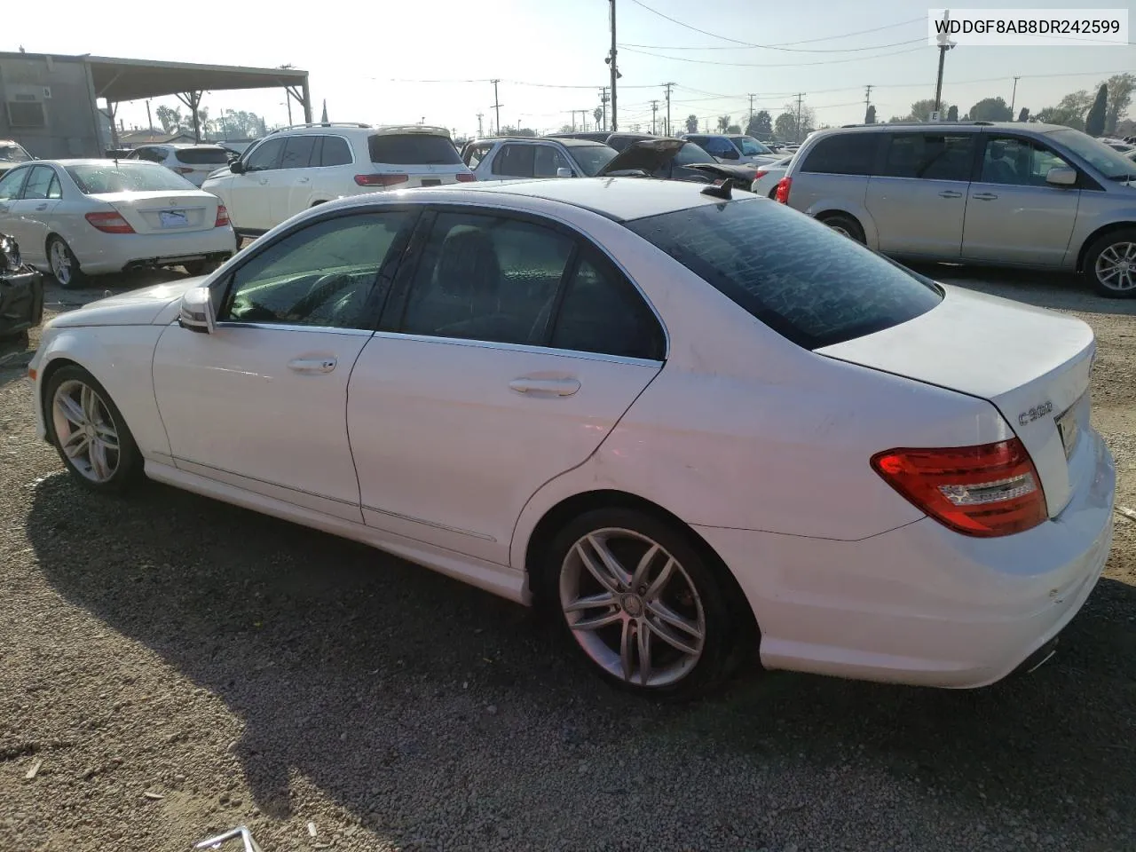 2013 Mercedes-Benz C 300 4Matic VIN: WDDGF8AB8DR242599 Lot: 38956394