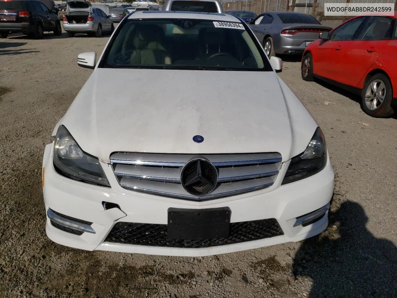 2013 Mercedes-Benz C 300 4Matic VIN: WDDGF8AB8DR242599 Lot: 38956394