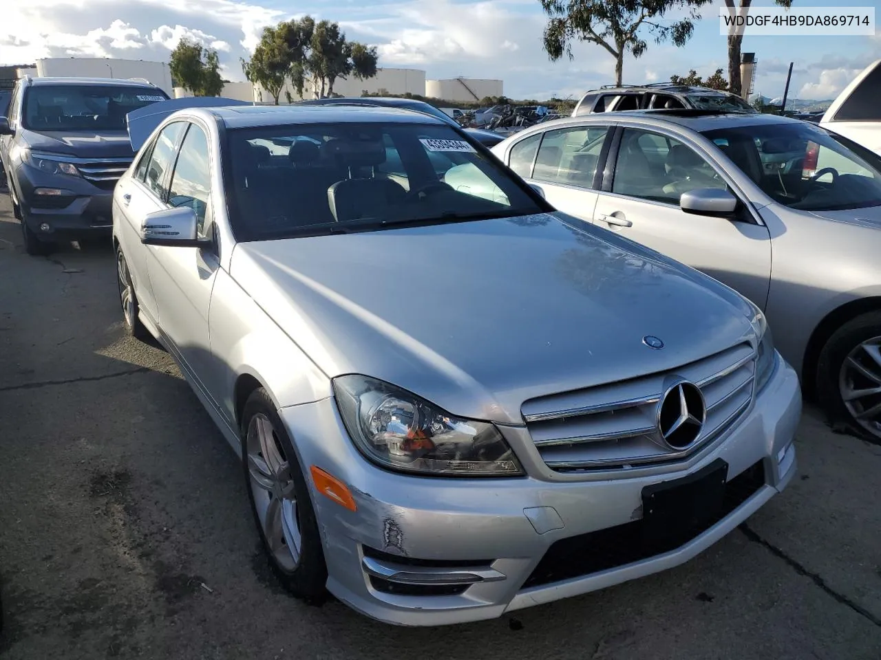 2013 Mercedes-Benz C 250 VIN: WDDGF4HB9DA869714 Lot: 43394344