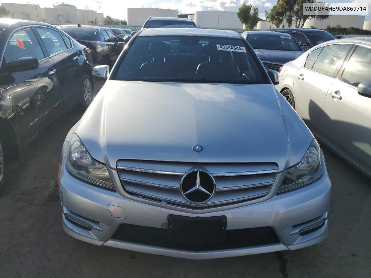 2013 Mercedes-Benz C 250 VIN: WDDGF4HB9DA869714 Lot: 43394344