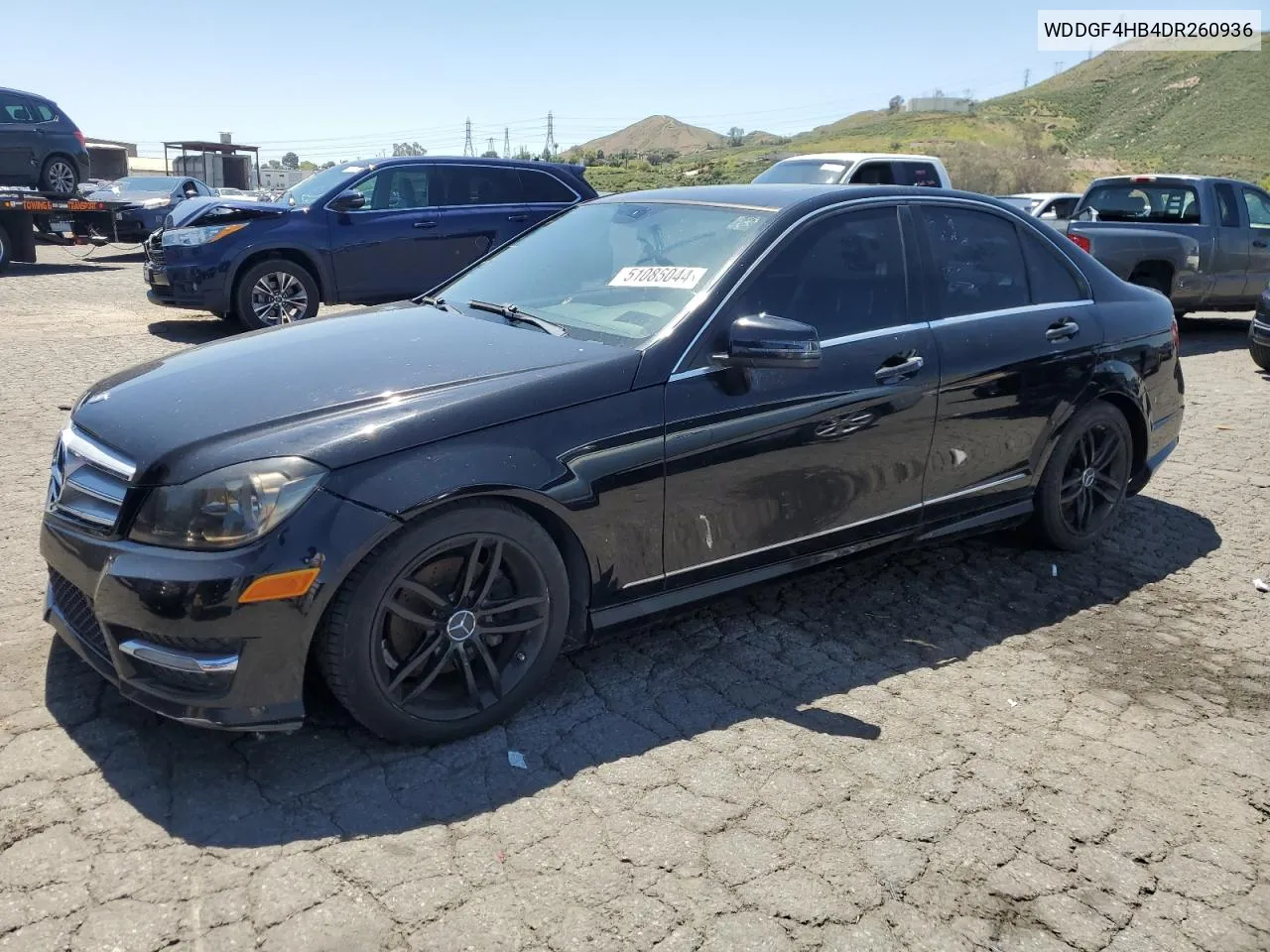 2013 Mercedes-Benz C 250 VIN: WDDGF4HB4DR260936 Lot: 51086044