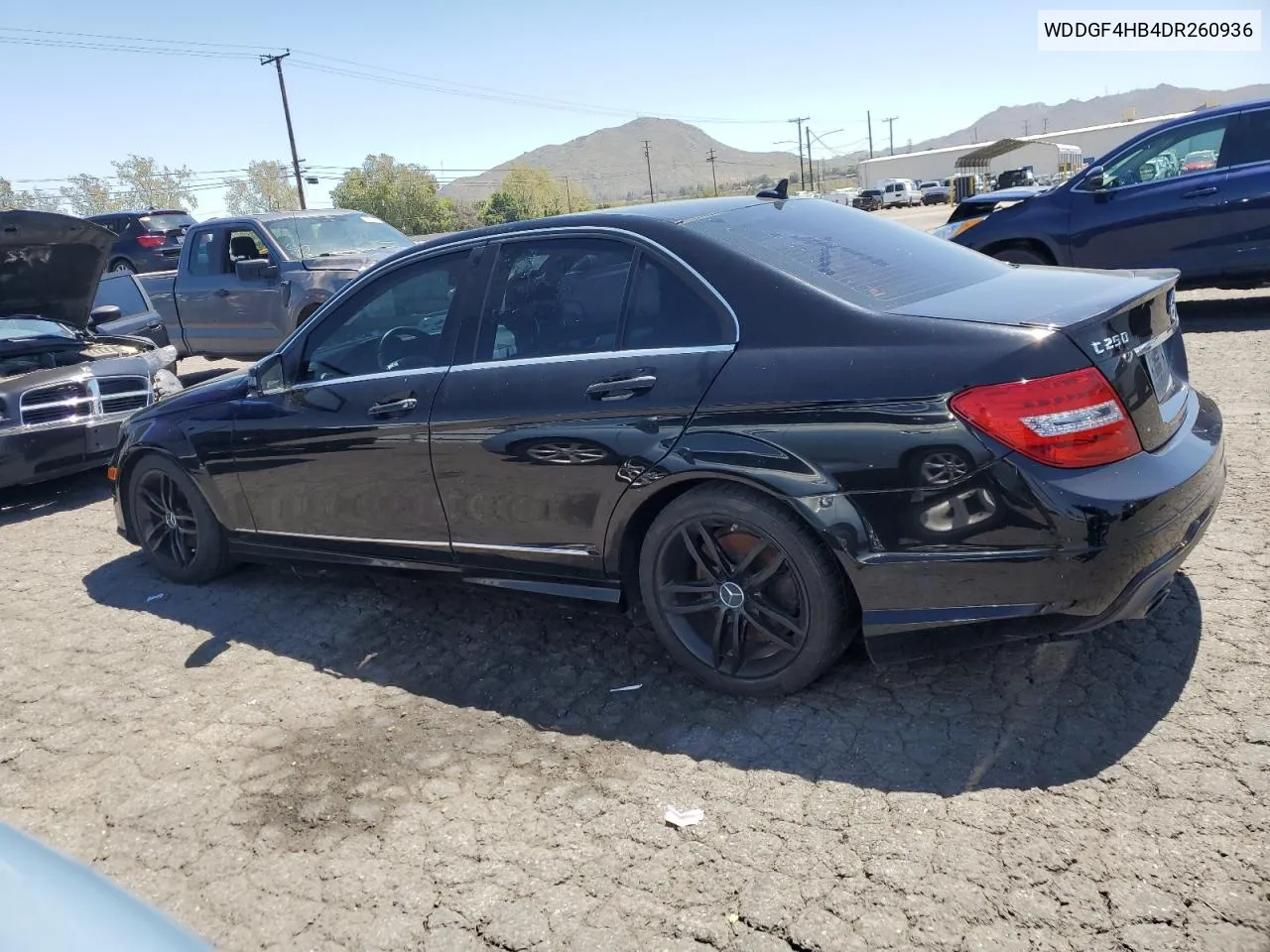 2013 Mercedes-Benz C 250 VIN: WDDGF4HB4DR260936 Lot: 51086044