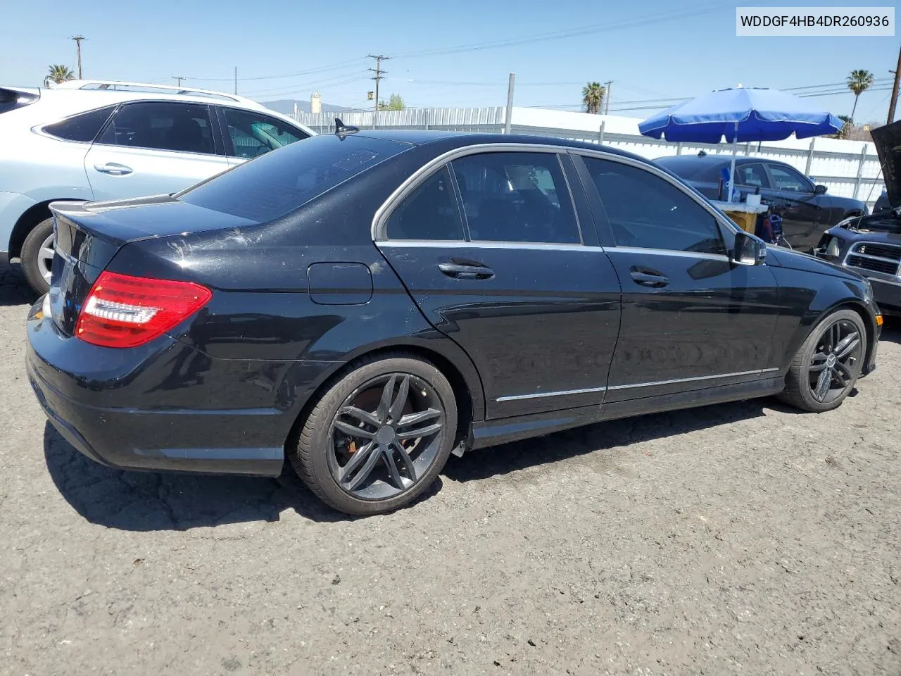 2013 Mercedes-Benz C 250 VIN: WDDGF4HB4DR260936 Lot: 51086044