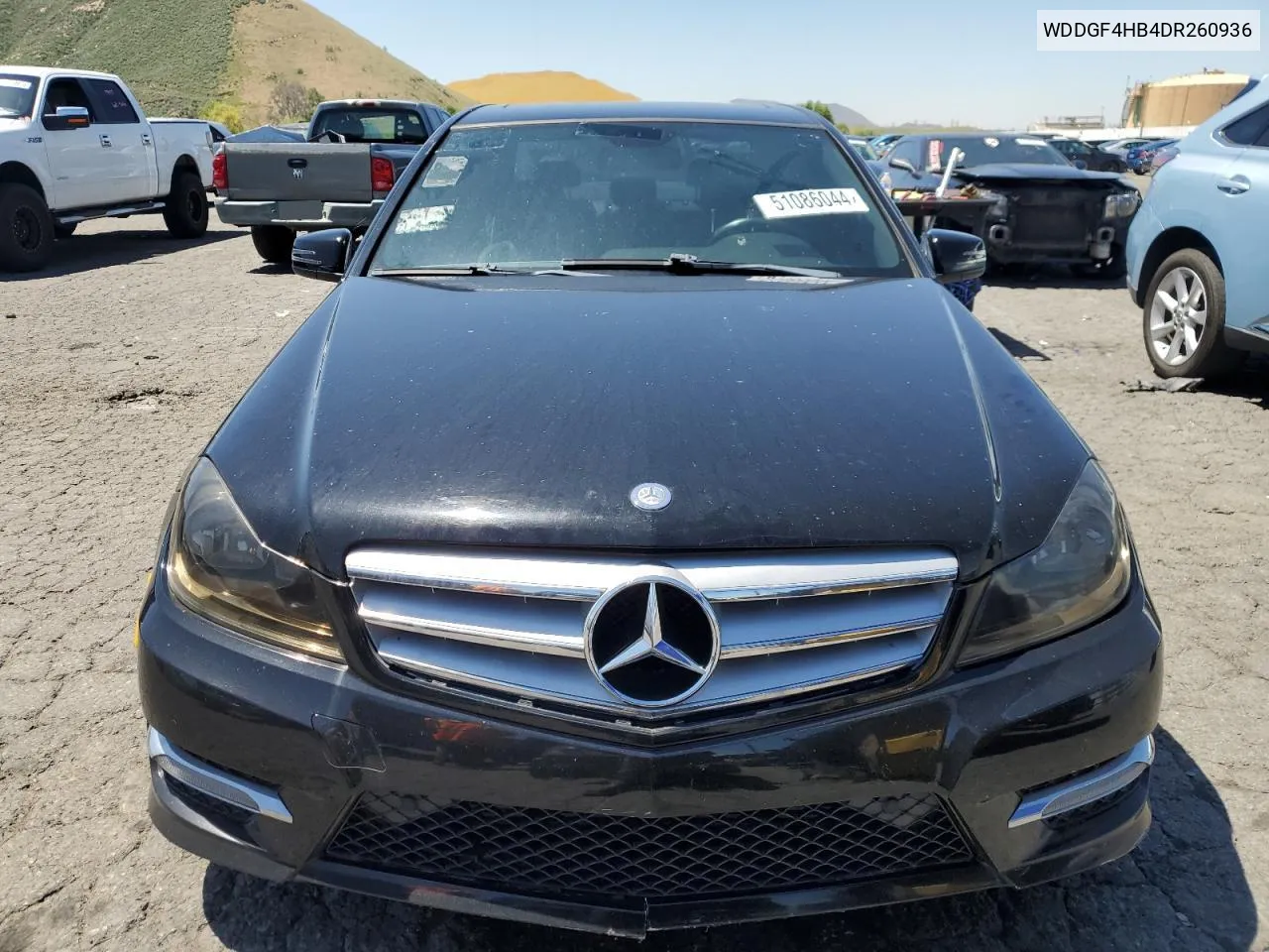 2013 Mercedes-Benz C 250 VIN: WDDGF4HB4DR260936 Lot: 51086044