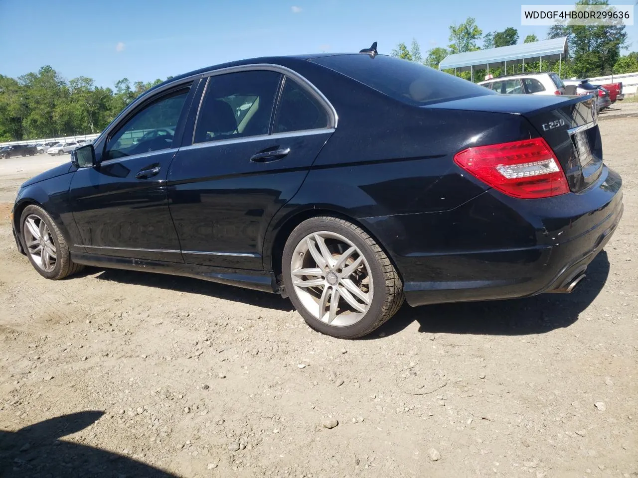 2013 Mercedes-Benz C 250 VIN: WDDGF4HB0DR299636 Lot: 53215014